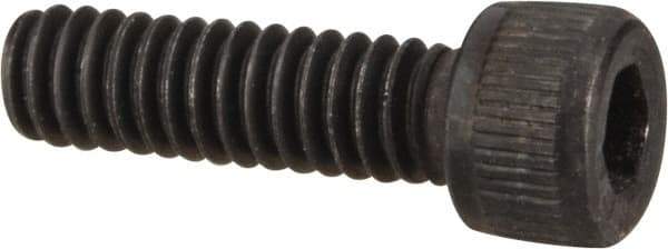 Value Collection - #5-40 UNC Hex Socket Drive, Socket Cap Screw - Alloy Steel, Black Oxide Finish, Fully Threaded, 7/16" Length Under Head - Exact Industrial Supply