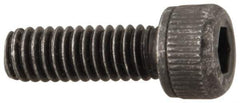 Value Collection - #5-44 UNF Hex Socket Drive, Socket Cap Screw - Alloy Steel, Black Oxide Finish, Fully Threaded, 3/8" Length Under Head - Exact Industrial Supply