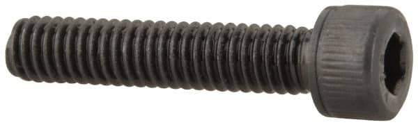 Value Collection - #5-44 UNF Hex Socket Drive, Socket Cap Screw - Alloy Steel, Black Oxide Finish, Fully Threaded, 5/8" Length Under Head - Exact Industrial Supply