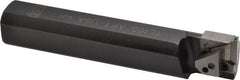 APT - 1-1/4" Min Bore Diam, 4" OAL, 1" Shank Diam, Indexable Boring Bar - TPG Insert, Screw or Clamp Holding Method - Exact Industrial Supply