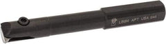 APT - 1/2" Min Bore Diam, 3-3/4" OAL, 1/2" Shank Diam, Indexable Boring Bar - 2-1/4" Max Bore Depth, TPG 221 Insert, Screw Holding Method - Exact Industrial Supply