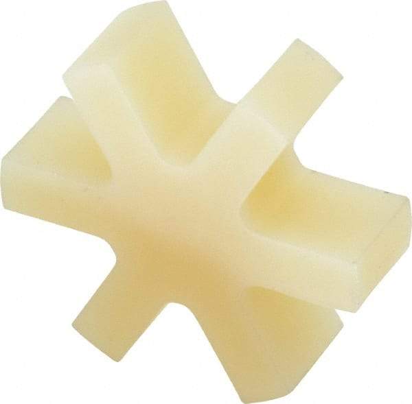 Boston Gear - 7/8" Max Bore Diam, FC15 Coupling Size, Flexible 3-Jaw Insert Coupling - 1-1/2" OD, Polyurethane, Order 2 Hubs & 1 Insert for Complete Coupling - Exact Industrial Supply