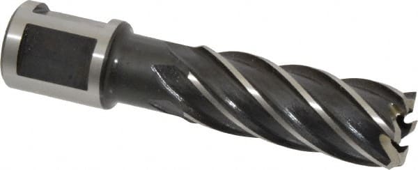 Milwaukee Tool - 11/16" Diam x 2" Deep High Speed Steel Annular Cutter - Exact Industrial Supply