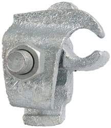 Cooper Crouse-Hinds - 1/2 Pipe, Iron, Electro Galvanized Conduit Clamp - Exact Industrial Supply