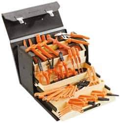 Facom - 38 Piece Insulated Hand Tool Set - Comes in Tool Box - Exact Industrial Supply