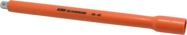 Facom - 3/8" Drive Insulated Socket Extension - 10-1/4" OAL, Single Color Insulation Finish - Exact Industrial Supply
