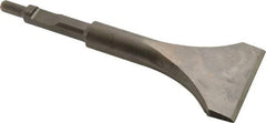 Universal Tool - 3" Head Width, 7-1/2" OAL, 1/2" Shank Diam, Cold Chisel - 1/2 Inch Shank Diameter - Exact Industrial Supply