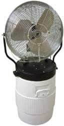 TPI - 18" Fan, 5,750 CFM, 1/8 hp Misting Cooler - 1 Speed, 1 Phase, 120 Volts, 2.2 Amps - Exact Industrial Supply