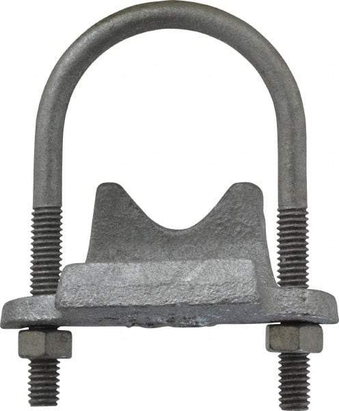 Cooper Crouse-Hinds - Malleable Iron Rigid Conduit Clamp - Electrogalvanized Finish - Exact Industrial Supply