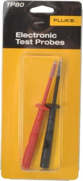 Fluke - Black/Red Electrical Test Equipment Probe - Use with TL222, TL224 Test Lead - Exact Industrial Supply