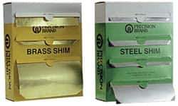 Precision Brand - 4 Piece, 50 Inch Long x 6 Inch Wide x 0.001 to 0.005 Inch Thick, Assortment Roll Shim Stock - Steel, 0.001 to 0.005 Inch Thick - Exact Industrial Supply