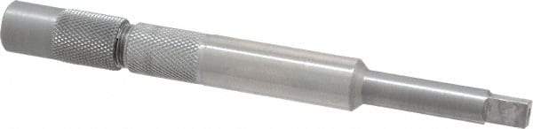 Made in USA - 7/16 Inch Tap, 5 Inch Overall Length, 1/2 Inch Max Diameter, Tap Extension - 0.323 Inch Tap Shank Diameter, 0.323 Inch Extension Shank Diameter, 0.242 Inch Extension Square Size, 1-1/16 Inch Tap Depth, Tool Steel - Exact Industrial Supply