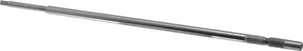 Made in USA - #0 to #6 Inch Tap, 9 Inch Overall Length, 1/4 Inch Max Diameter, Tap Extension - 0.141 Inch Tap Shank Diameter, 0.194 Inch Extension Shank Diameter, 0.152 Inch Extension Square Size, 7/8 Inch Tap Depth, Tool Steel - Exact Industrial Supply