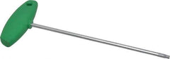 Wiha - T25 Standard Torx Key - T-Handle, 7-7/8" Length Under Head, 200mm OAL - Exact Industrial Supply