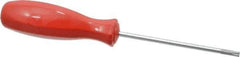 Wiha - T25 Torx Driver - 4" Blade Length, 8-1/8" OAL, Standard Handle - Exact Industrial Supply