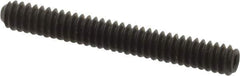 Value Collection - #4-40 UNC, 7/8" OAL, Cup Point Set Screw - Grade 8 Alloy Steel, 0.05" Key - Exact Industrial Supply