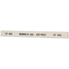400 Grit Aluminum Oxide Rectangular Polishing Stone Super Fine Grade, 1/2″ Wide x 6″ Long x 1/4″ Thick, Oil Filled