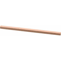 180 Grit Aluminum Oxide Square Polishing Stone Very Fine Grade, 5/32″ Wide x 4″ Long x 5/32″ Thick