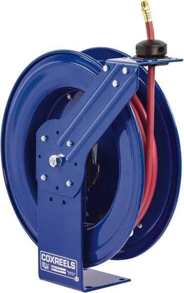 CoxReels - 100' Spring Retractable Hose Reel - 300 psi, Hose Included - Exact Industrial Supply