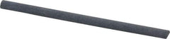 Value Collection - Half Round, Silicon Carbide, Toolroom Finishing Stick - 4" Long x 1/4" Wide, Medium Grade - Exact Industrial Supply