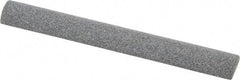 Value Collection - Half Round, Silicon Carbide, Toolroom Finishing Stick - 4" Long x 1/2" Wide, Coarse Grade - Exact Industrial Supply