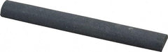 Value Collection - Half Round, Silicon Carbide, Toolroom Finishing Stick - 4" Long x 1/2" Wide, Fine Grade - Exact Industrial Supply