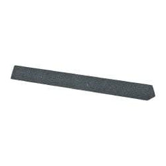Value Collection - Three Square, Silicon Carbide, Toolroom Finishing Stick - 4" Long x 3/8" Wide, Coarse Grade - Exact Industrial Supply