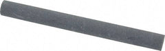 Value Collection - Round, Silicon Carbide, Toolroom Finishing Stick - 4" Long x 3/8" Wide, Fine Grade - Exact Industrial Supply