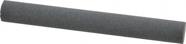 Value Collection - Round, Silicon Carbide, Toolroom Finishing Stick - 4" Long x 1/2" Wide, Fine Grade - Exact Industrial Supply