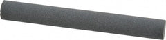 Value Collection - Round, Silicon Carbide, Toolroom Finishing Stick - 4" Long x 1/2" Wide, Fine Grade - Exact Industrial Supply