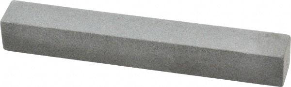 Value Collection - Square, Aluminum Oxide, Toolroom Finishing Stick - 4" Long x 1/2" Wide x 1/2" Thick, Medium Grade - Exact Industrial Supply