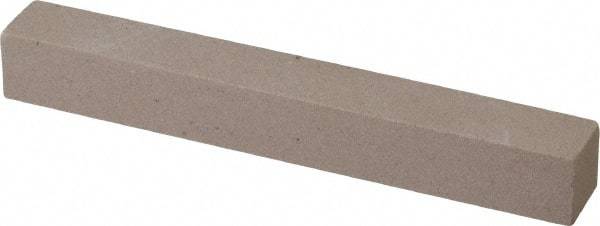 Value Collection - Square, Aluminum Oxide, Toolroom Finishing Stick - 4" Long x 1/2" Wide x 1/2" Thick, Fine Grade - Exact Industrial Supply