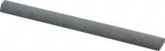 Value Collection - Half Round, Aluminum Oxide, Toolroom Finishing Stick - 4" Long x 3/8" Wide, Coarse Grade - Exact Industrial Supply