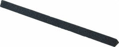 Value Collection - Three Square, Aluminum Oxide, Toolroom Finishing Stick - 4" Long x 1/4" Wide, Coarse Grade - Exact Industrial Supply