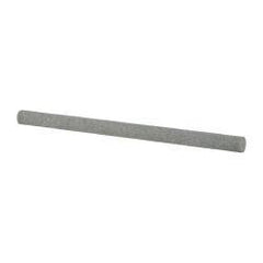 Value Collection - Round, Aluminum Oxide, Toolroom Finishing Stick - 4" Long x 1/4" Wide, Medium Grade - Exact Industrial Supply