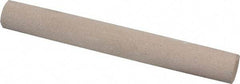 Value Collection - Round, Aluminum Oxide, Toolroom Finishing Stick - 4" Long x 1/2" Wide, Fine Grade - Exact Industrial Supply