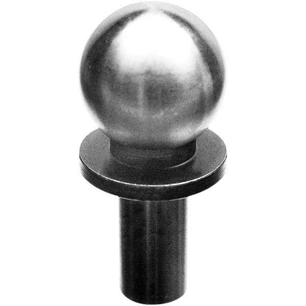 TE-CO - 3/4" Ball Diam, 3/8" Shank Diam, Alloy Steel Inspection Tooling Ball - Exact Industrial Supply