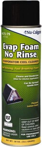 Nu-Calgon - HVAC Cleaners & Scale Removers Container Size (oz.): 18 Container Type: Aerosol - Exact Industrial Supply