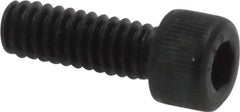Value Collection - #5-40 UNC Hex Socket Drive, Socket Cap Screw - Alloy Steel, Black Oxide Finish, Fully Threaded, 3/8" Length Under Head - Exact Industrial Supply
