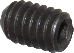 Value Collection - #5-44 UNF, 3/16" OAL, Cup Point Set Screw - Grade 8 Alloy Steel, 1/16" Key - Exact Industrial Supply