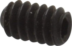 Value Collection - #4-40 UNC, 3/16" OAL, Cup Point Set Screw - Grade 8 Alloy Steel, 0.05" Key - Exact Industrial Supply