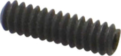 Value Collection - #4-40 UNC, 3/8" OAL, Cup Point Set Screw - Grade 8 Alloy Steel, 0.05" Key - Exact Industrial Supply