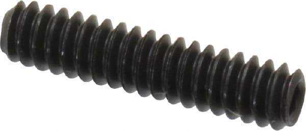 Value Collection - #4-40 UNC, 1/2" OAL, Cup Point Set Screw - Grade 8 Alloy Steel, 0.05" Key - Exact Industrial Supply