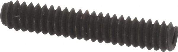 Value Collection - #4-40 UNC, 5/8" OAL, Cup Point Set Screw - Grade 8 Alloy Steel, 0.05" Key - Exact Industrial Supply
