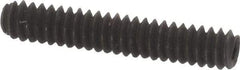 Value Collection - #4-40 UNC, 5/8" OAL, Cup Point Set Screw - Grade 8 Alloy Steel, 0.05" Key - Exact Industrial Supply