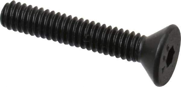 Value Collection - #5-40 UNC Hex Socket Drive, 82° Flat Screw - Alloy Steel, Black Oxide Finish, Fully Threaded, 3/4" OAL - Exact Industrial Supply