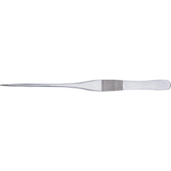 6″ Sharp Point Plan End Utility Tweezers - Exact Industrial Supply
