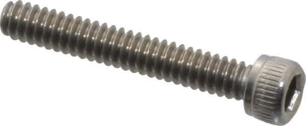 Value Collection - #4-40 UNC Hex Socket Drive, Socket Cap Screw - Grade 18-8 Stainless Steel, 3/4" Length Under Head - Exact Industrial Supply