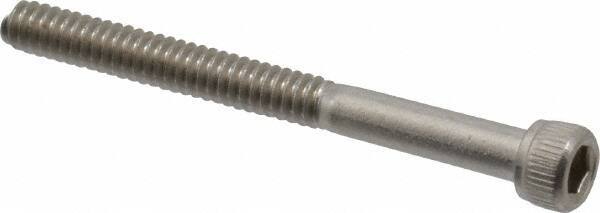 Value Collection - #4-40 UNC Hex Socket Drive, Socket Cap Screw - Grade 18-8 Stainless Steel, 1-1/4" Length Under Head - Exact Industrial Supply