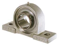 Value Collection - 8-1/8" OAL2-Bolt Base Mount - Stainless Steel - Exact Industrial Supply